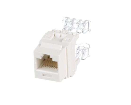 NetKey Cat 6 UTP Punchdown Jack Module, Off White