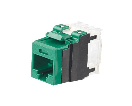 NetKey Cat 6A Jack Module, Green