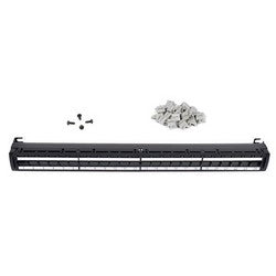 U/UTP Flat Single-Row Modular Panel, 24 Port