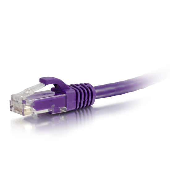 Cat 6a Shielded SlimLine Boot Patch Cord, 3 ft., Violet