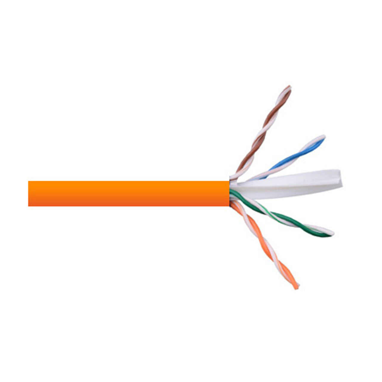 GenSPEED 6000 Enhanced Cat 6 Cable, CMP, U/UTP, 23 AWG, Orange