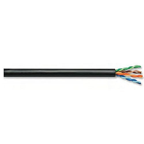 EnduraGain OSP, Cat 5e, Polyethylene, 24 AWG U/UTP, Solid, 4-Pair, Copper Cable 1000 ft., Black