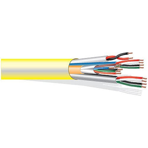 Plenum-Rated AC251822B Access Control Cable (Yellow, 1000')
