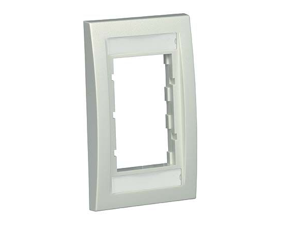 Executive Faceplate Frame Ins. White