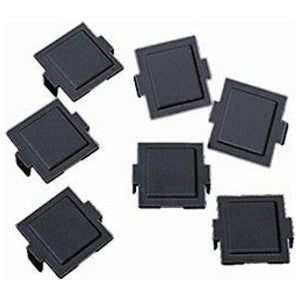 M20 Dust Cover for MSeries Faceplates and Outlets, black