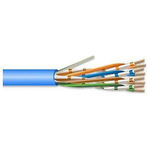 Plenum, Copper Cable, MARATHON, 4 Pair, 24 AWG, Category 5e, Thermoplastic/FRPVC, Blue Jacket, 1,000