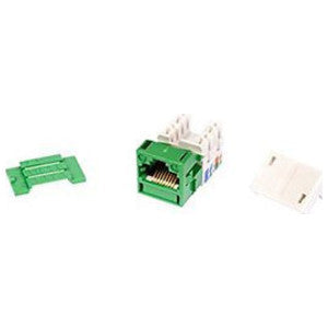 DISCONTINUED-Systimax PowerSUM MPS100E Cat 5e U/UTP Information Outlet, Green