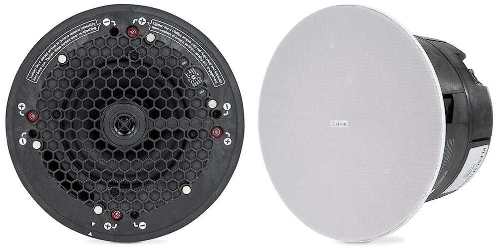 6.5" Two-Way Ceiling Speakers, 70/100V Pair, white SF 26CT