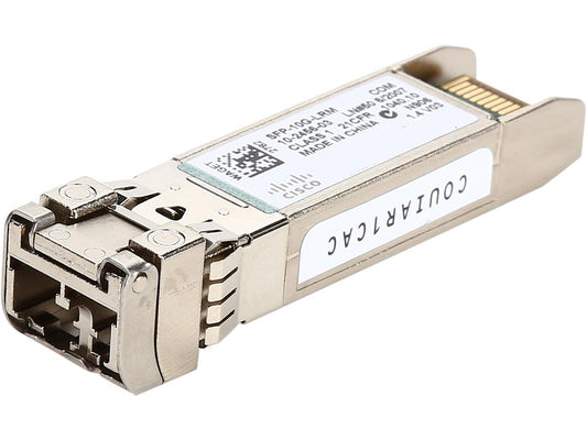 10 Gigabit optical transceiver (SFP+). Supports multimode fiber over 1310nm wavelength