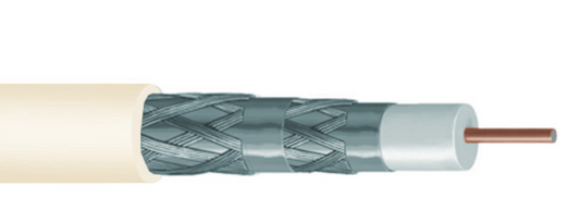 RG11, Plenum, Quad, Shielded, White