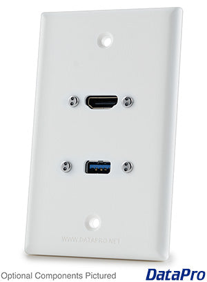 Faceplate USB and HDMI ALU