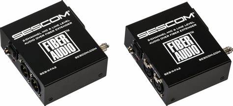 2-Way Audio Over Fiber Transmitter/Receiver