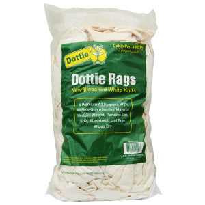 White Wiping Rags, 2 lb box