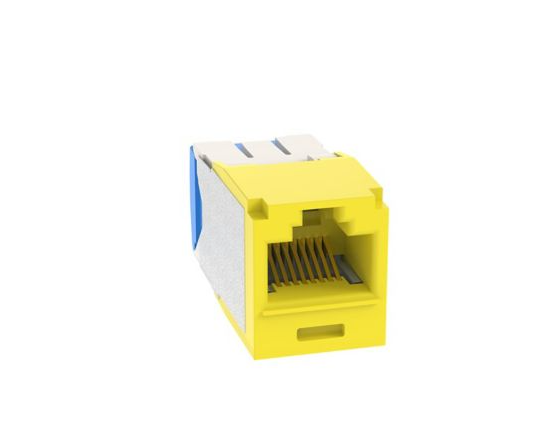 Mini-Com TX6A 10Gig TG Style Jack Module, Yellow – DES Surplus Store