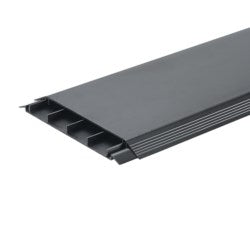 Above Floor Raceway Base and Cover 6 ft Black