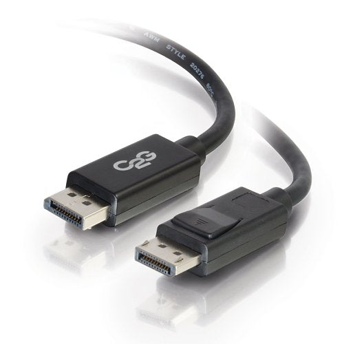 10ft DisplayPort Cable with Latches 8K UHD M/M - Black