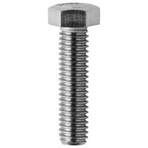 Stainless Steel Hex Head Cap Screws With Partial Thread, 3/8 x 1 in. L, Pack of 100