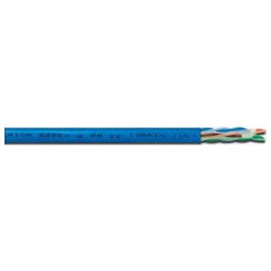 Copper Cable,4pr X 23 AWG 10GAIN Category 6A CMP Blue 1,000ft reel