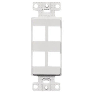 ABS, 1-Gang, Standard Size, Vertical Orientation, Screw Mount, White