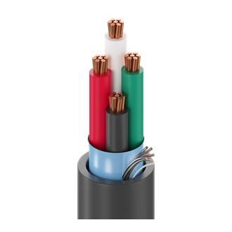 4C22FS-CMP-NA-RFA-BED Cable, Plenum, Beldfoil Shield, PVC Insulation, 22/4 AWG, Plenum