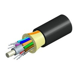 TeraSPEED, Fiber Distribution Cable, Singlemode - OS2, 6-Fiber, Tight Buffered, Plenum, Black