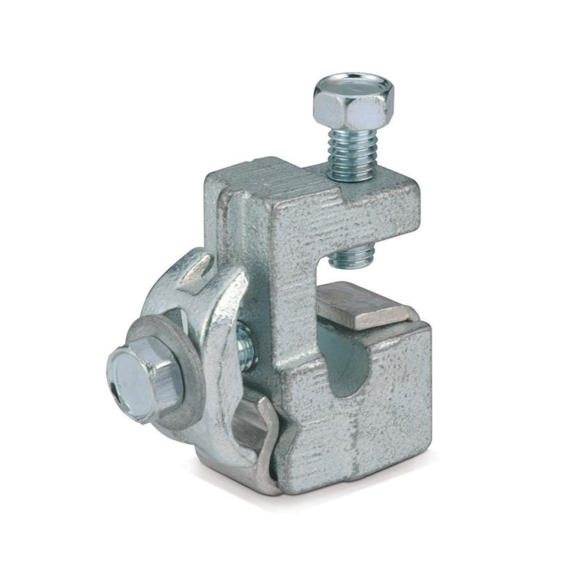 Grounding Rods and Clamps, Iron, 4 to 2/0 AWG