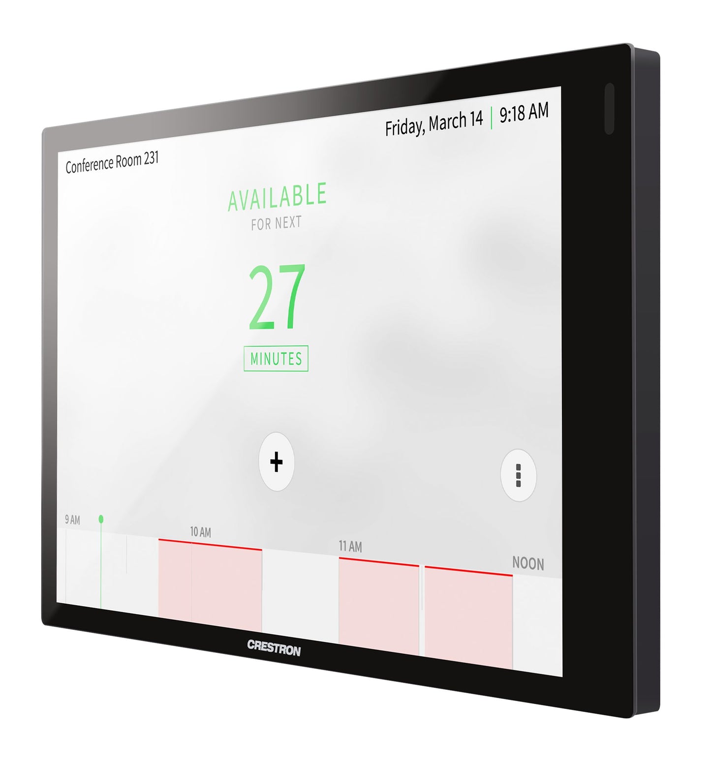 7 in. Wall Mount Touch Screen, Black Smooth