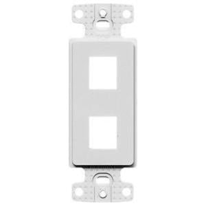 NetSELECT Decorator Frame, Flush Mount, White