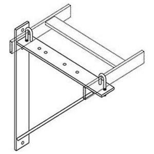 Triangular Support Bracket, Aluminum, Glacier White