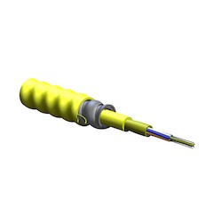 MIC Tight-Buffered, Interlocking Armored Cable, Plenum, 6 fiber, Single-mode (OS2)