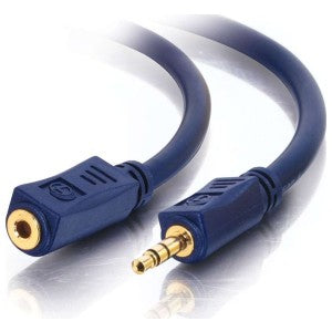 50ft Velocity 3.5mm M/F Stereo Audio Extension Cable