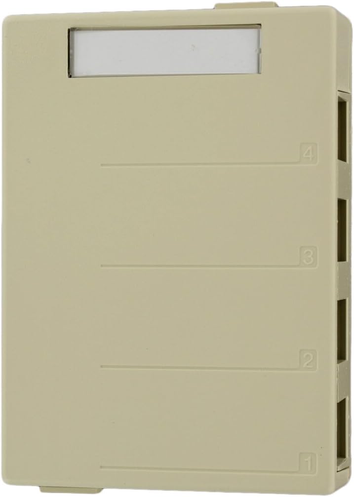 QuickPort Surface Mount Box, 4-Port, Ivory