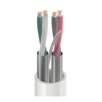 Double-Pair Cable Plenum, Natural