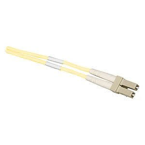 Singlemode Duplex LC to LC Fiber Optic Patch Cord, 2 M