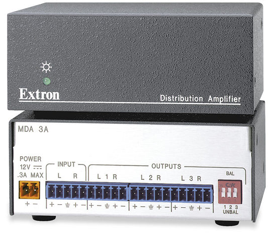 MDA 3A 3 Output Stereo Audio Distribution Amplifier