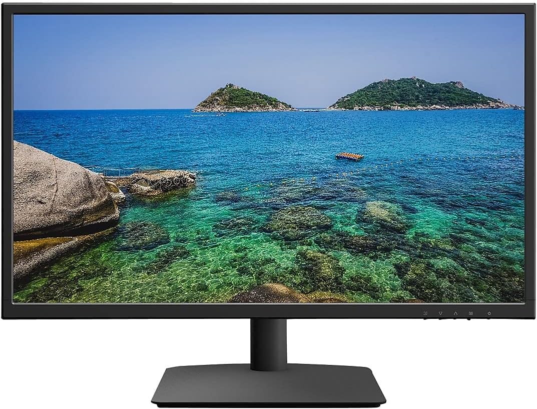 24" LCD Monitor 1920x1080 Vesa 100mm, VGA,DVI,1W Stereo Speakers..