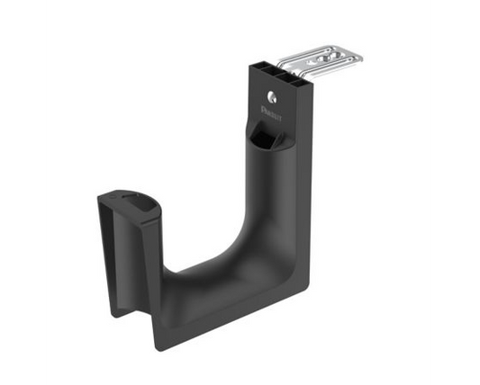 Nylon 6.6 Ceiling Mount 4 in. J-Hook With (1) ea. 3/16, 1/4 and 3/8 in. Mounting Hole