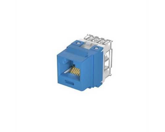 NetKey Cat 6 Keystone Punchdown Jack Module, Blue