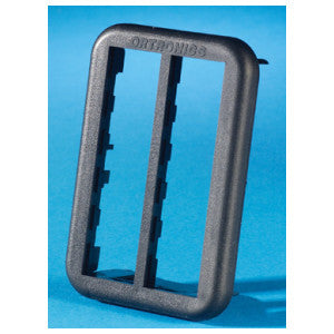 TracJack Low Profile Furniture Plate, Snap-In Mount, Black