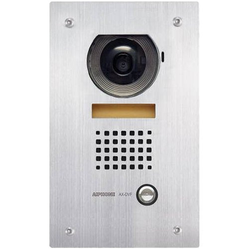 Video door station, flush mount stainless steel cover