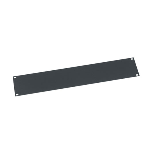 2 RU Blank Rack Panel, Steel