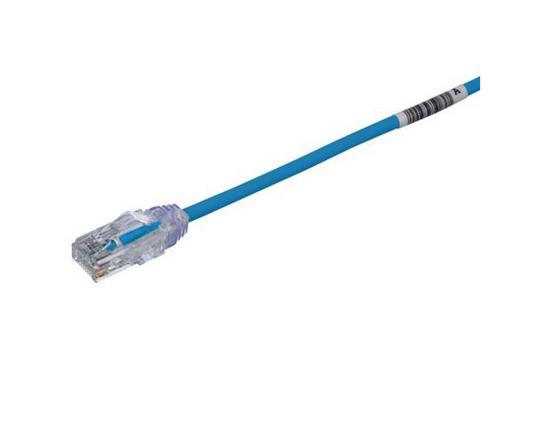 TX6-28 Cat 6 UTP Performance Patch Cords, 28 AWG, 7 FT, Blue