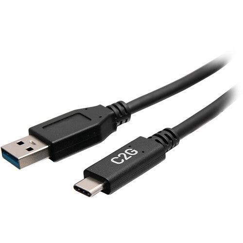 USB A Male to C Male Cable-1'