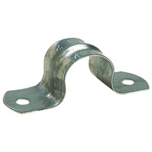 Steel City Zinc Plated Steel 3/4 in. 2 Hole EMT Conduit Strap