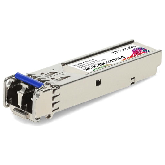 100Base-FX SFP transceiver with an LC type interface.