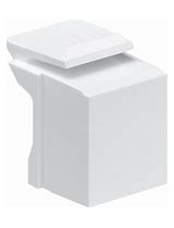 QuickPort Blank Insert, White, 10 Pack