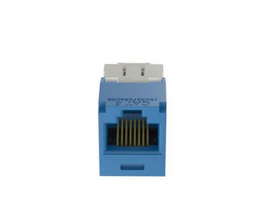 Mini-Com® TX6™ PLUS TG Style UTP Jack Module, Blue