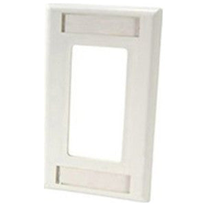 Series II Low Profile Faceplate, Single Gang, Fog White