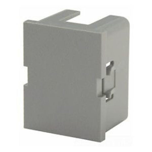 TracJack Blank Insert Module, Wiremold Grey, 10 pk