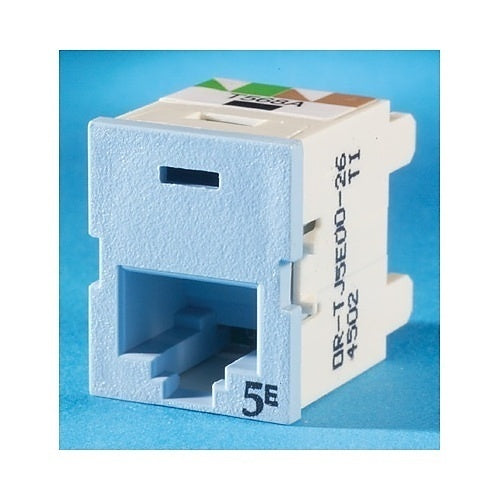 TracJack Cat 5e Jack, Light Blue